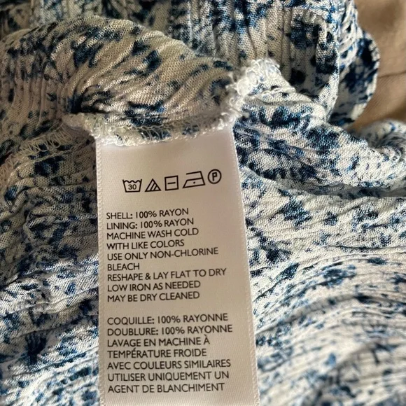 Ecote Blue and White Floral Maxi Dress - Picture 6 of 6